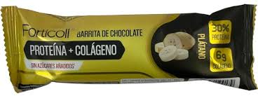 Barrita Proteica Colageno Platano 50 gr (Forticoll)