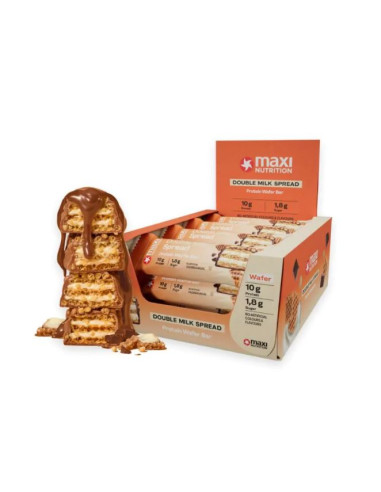 Barrita Waffle Bar Double Milk 39 Grs. (Maxi Nutrition)
