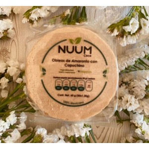 Obleas Amaranto Capuchino 50 Grs. (Nuum Gourmet)