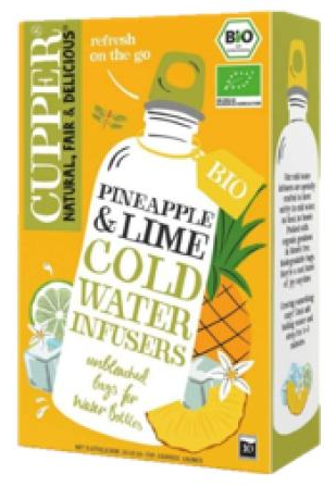Infusion Fria Piña Lima Bio 10 Bolsitas (Cupper) 