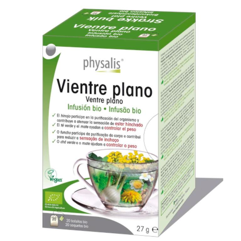 Vientre Plano Infusion Bio 20 filtros (Physalis)