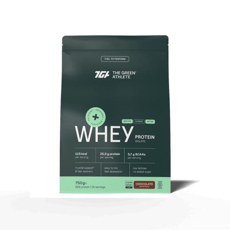 Whey Protein Isolate Chocolate 750Gr (The Green Athlete) 