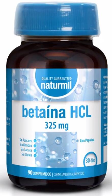 Betaina HCL 325 Mg. 90 Comp. (Naturmil)