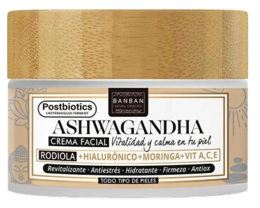Crema Facial Ashwagandha Bio 50 ml. (Banban)