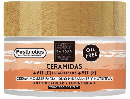 Crema Facial Ceramidas + Vitamina C Bio 50 ml. (Banban)