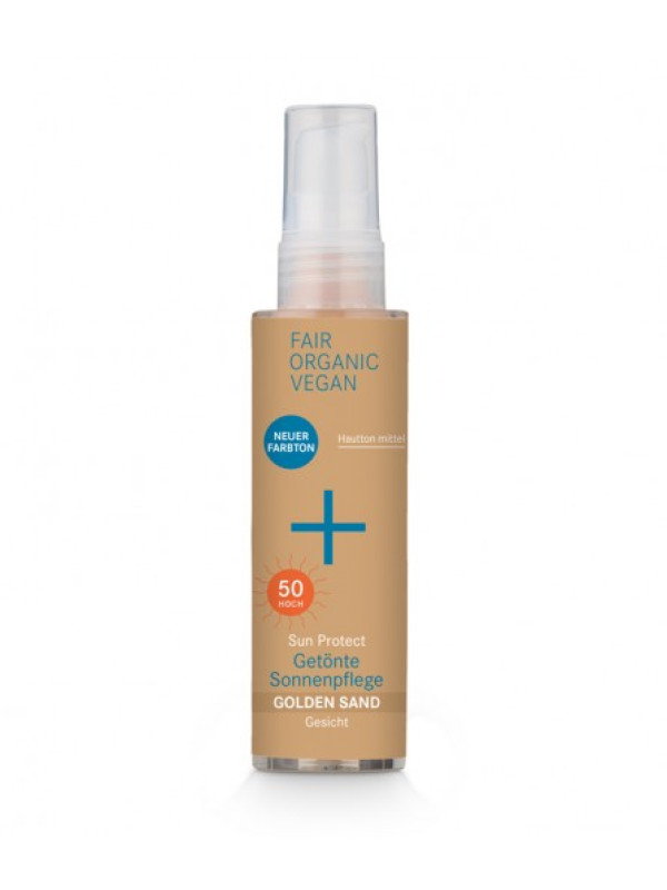Crema Facial Solar Color Medio Dorado  SPF 50  50 Ml. (i+M)  