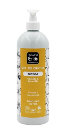 Gel De Ducha Sensorial Flor De Tiare Aloe 740 ml. (Natura Bio)