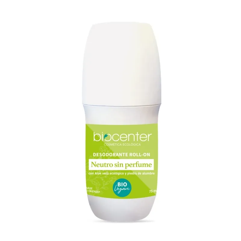 Desodorante Roll On Neutro Bio 75 ml. (Biocenter)