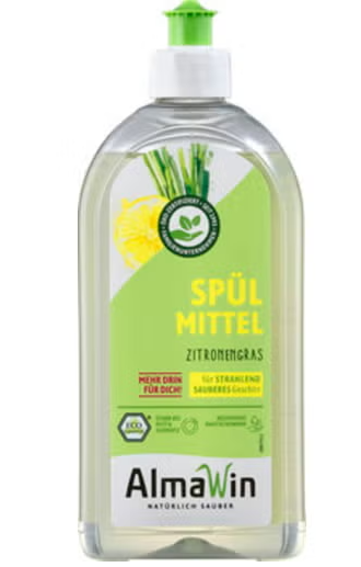 Lavaplatos Concentrado Liquido Hierba Limon 500 ml.  Almawin
