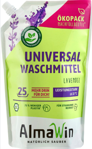 Detergente Liquido Lavanda Ecopack 1,5 L. (Almawin)