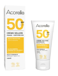 Crema Solar Facial SPF50 50 ml. (Acorelle)