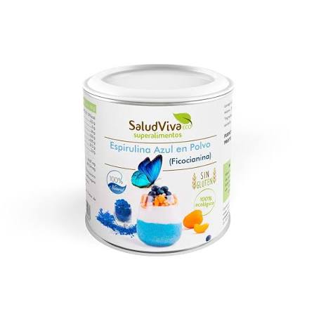 Espirulina Azul en polvo Ficocianina 25 gr Grs. (Salud Viva)