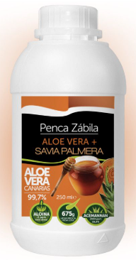 Jugo Aloe Vera 99,7% 500 Ml. Savia Palmera Bote (Penca Zabila)