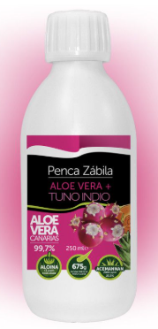 Jugo Aloe Vera 99,7% 250 Ml. Tuno Indio Bote (Penca Zabila)