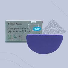 Champu Solido con Pigementos Azul Ultramar (Cabello Rubio y Blanco) (Comme Avant)