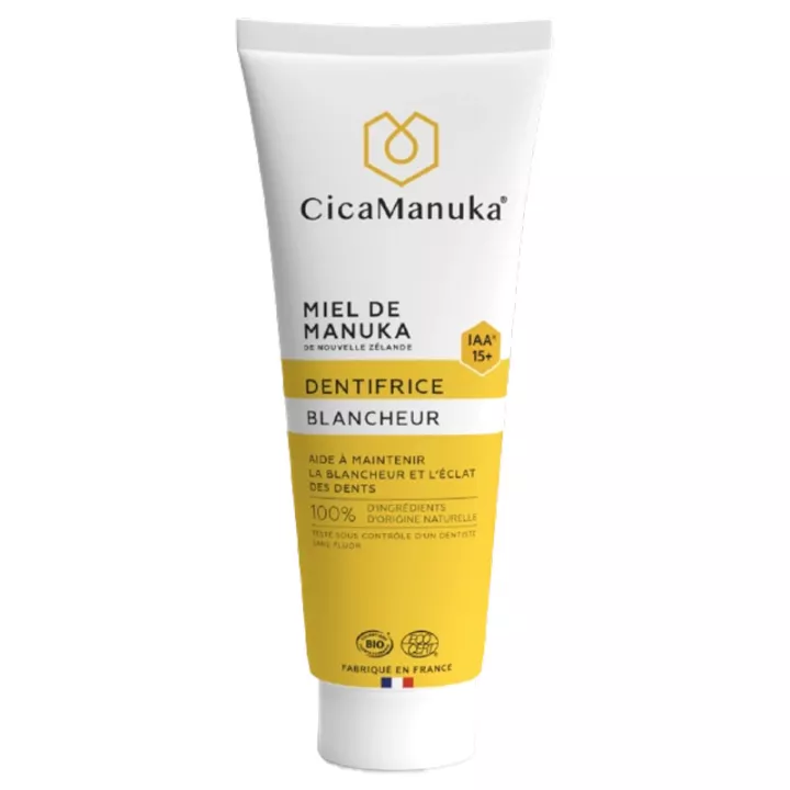 Dentifrico Blanqueador con Miel de Manuka 75 ml (CicaManuka) 
