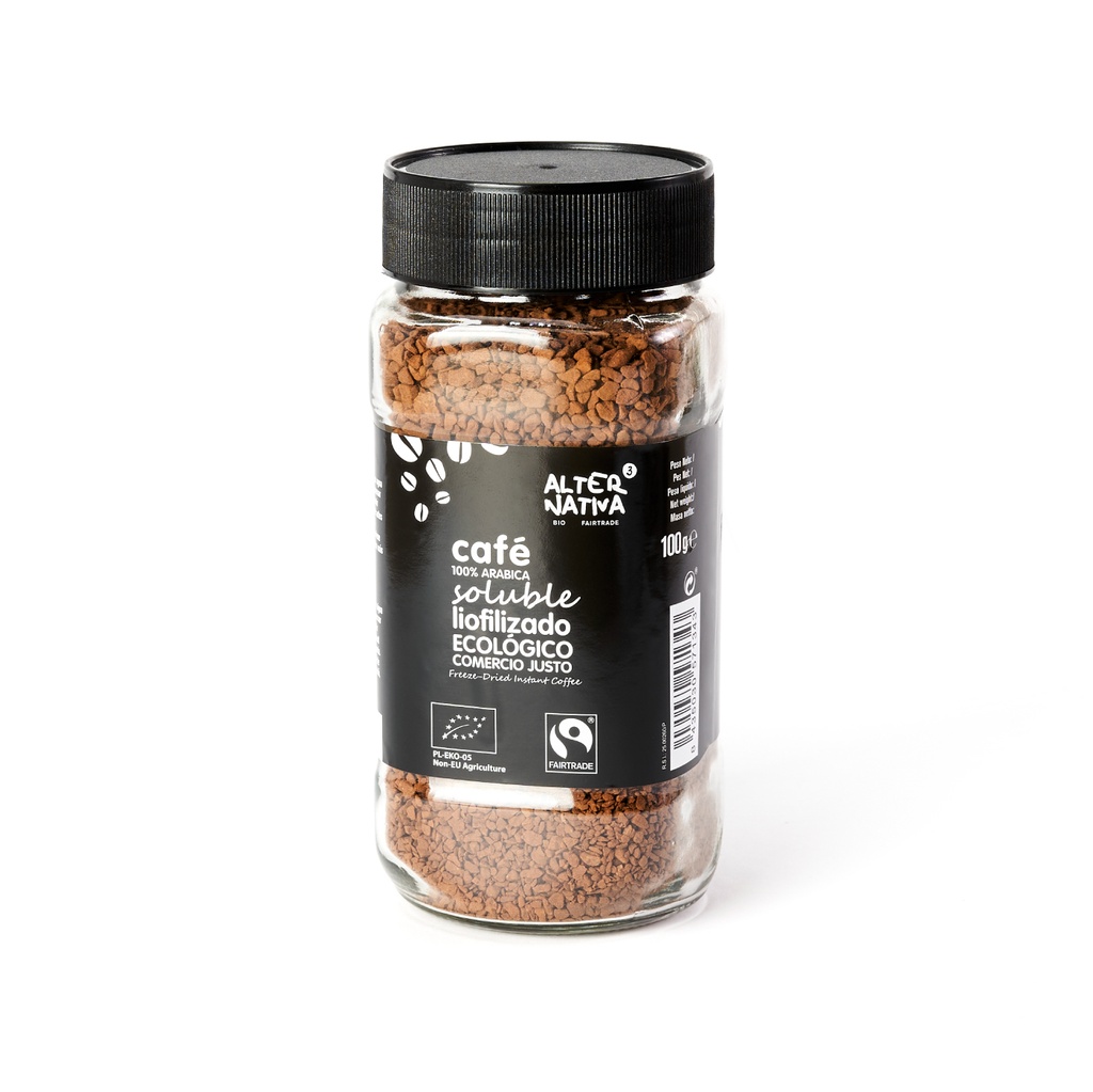 Cafe Soluble Liofilizado Bio 100 Gr. (AlterNativa)