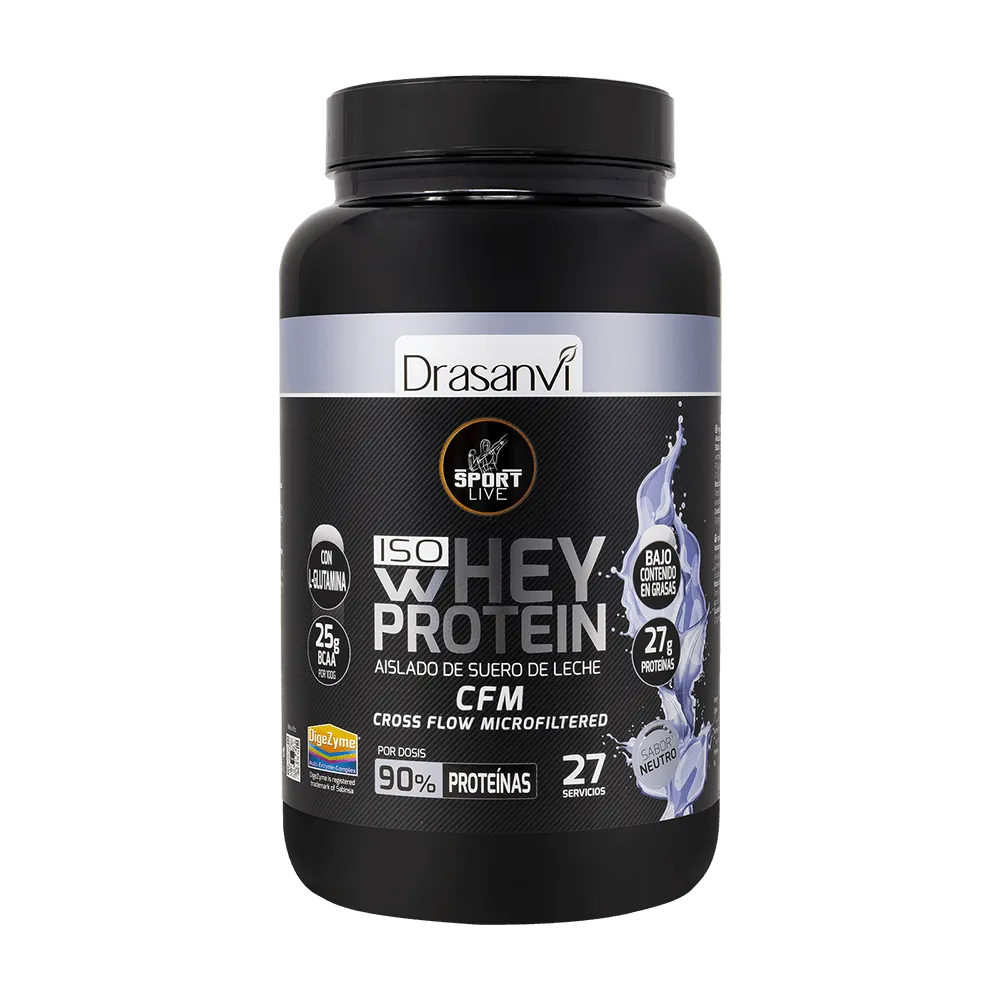 Whey Protein Aislado Neutro 800 Grs. (Drasanvi)