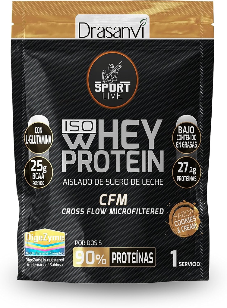 Monodosis 30 gr Whey Protein Oreo (Drasanvi)