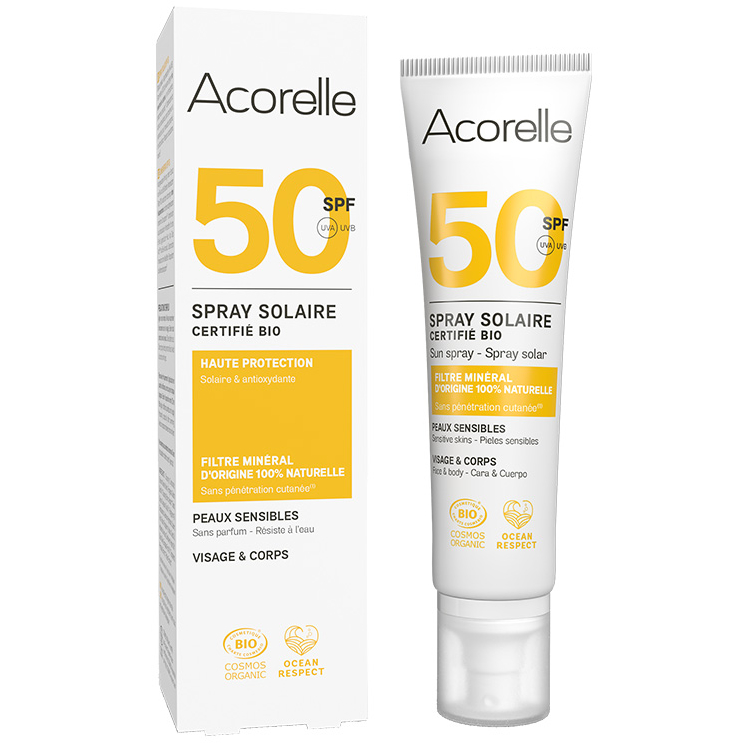 Crema Solar Spray SPF50 100 ml. (Acorelle)