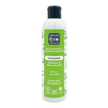 2 en 1 vitalidad manzana Aloe 250 ml. (Natura Bio)