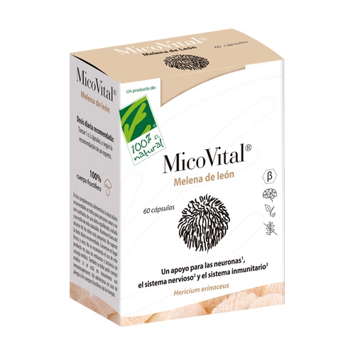 MicoVital Cordyceps  60 Caps. (100% Natural) 