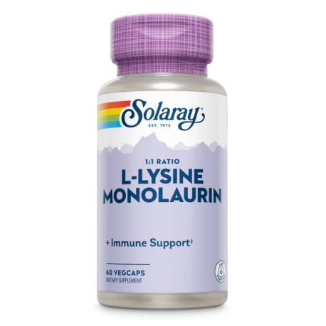 L Lisina Monolaurin 60 Caps. (Solaray)