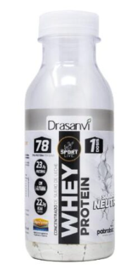 Whey Protein Botella Monodosis Neutro 30 Gr (Drasanvi)
