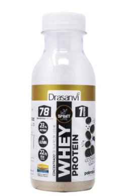 Whey Protein Botella Monodosis Cookies and Cream 30 Gr (Drasanvi)