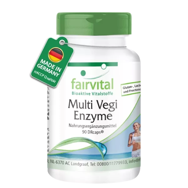 Multi Vegi Enzyme 90 Caps. (Fairvital)