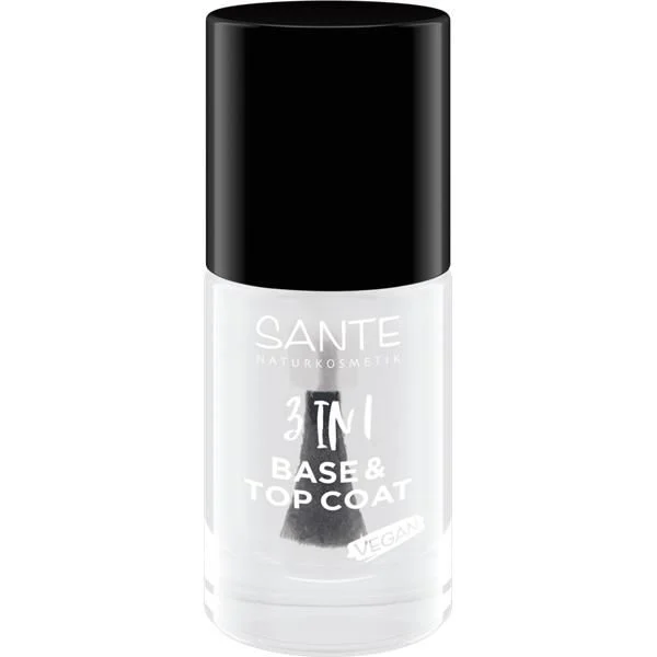 Esmalte Uñas 3 en 1 Base + Top Coat (Sante)
