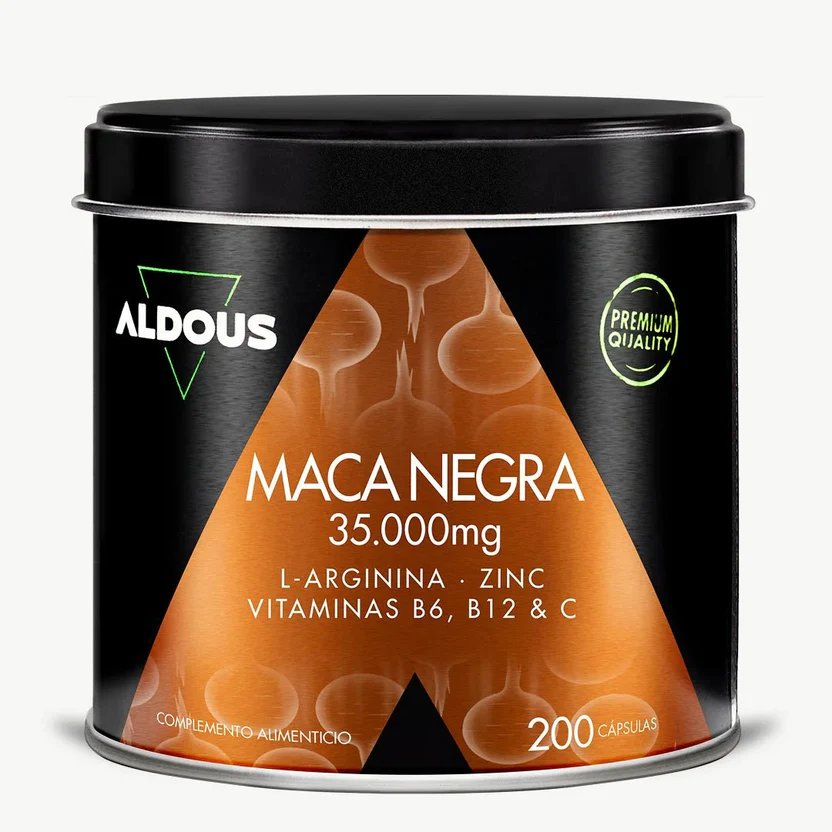 Maca Negra Arginina Zinc 200 Caps. (Aldous) 