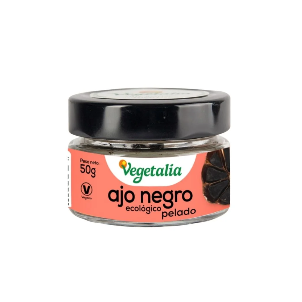Ajo Negro Pelado 50 Grs. (Vegetalia)