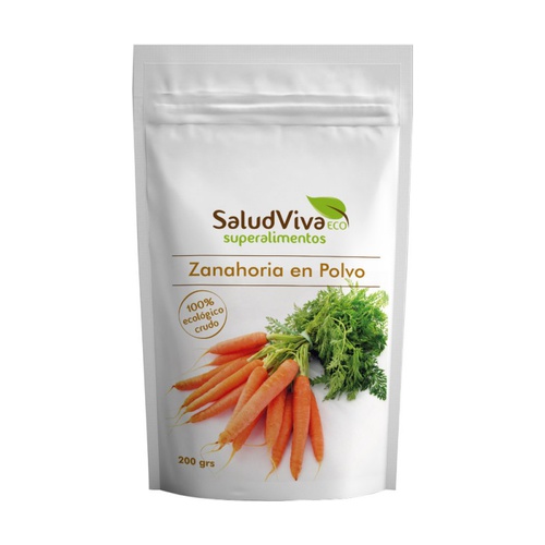 Zanahoria En Polvo Eco - 200 Grs (Salud Viva)