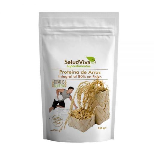 Proteina De Arroz  Integ. Al 80% 250 Grs. (Salud Viva)