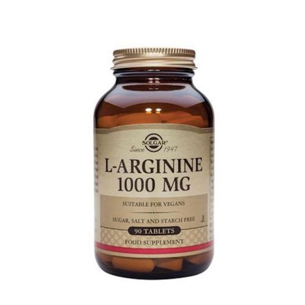 L-Arginina 1000 Mg. 90 Tabl. (Solgar)