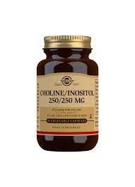 Colina / Inositol 250/250Mg. 50 Caps.  (Solgar)