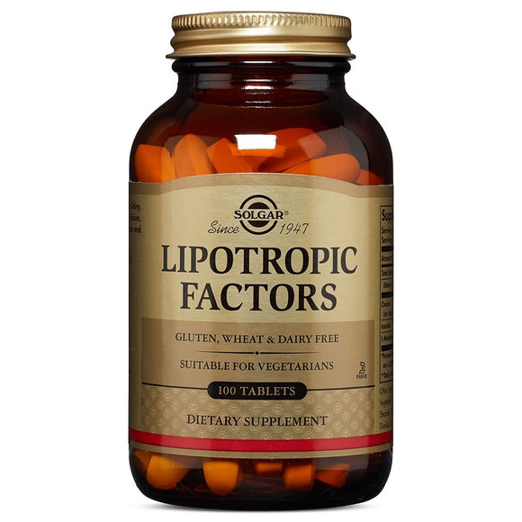 Factores Lipotropicos 100 Comp. (Solgar)