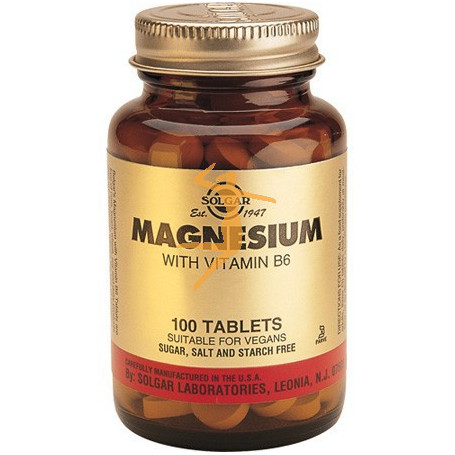 Magnesio Vitamina B6.100 Comp. (Solgar)