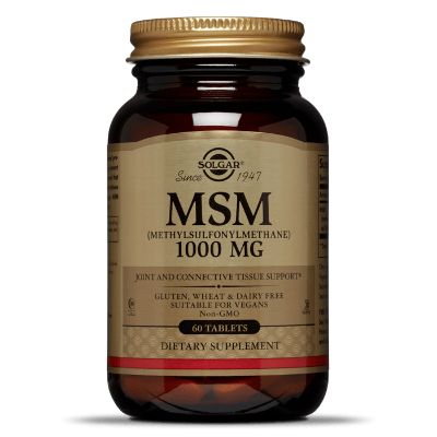 MSM 1000 Mg  "Metilsulfonilmetano" 60 Comp. (Solgar)