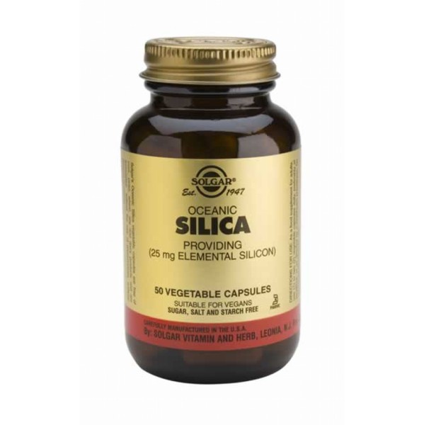 Silice Oceanico Silicio 25 Mg. Silicio 50 Comp. (Solgar)