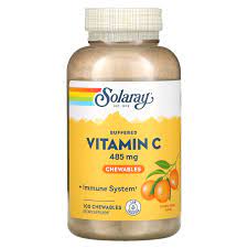 Vitamina C Masticable 500 Mg. 100 Comp. (Solaray)