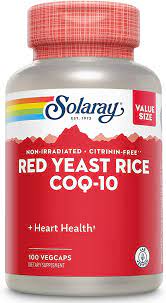 Red Yeast Rice Plus Coq-10 60 Cáps. (Solaray)