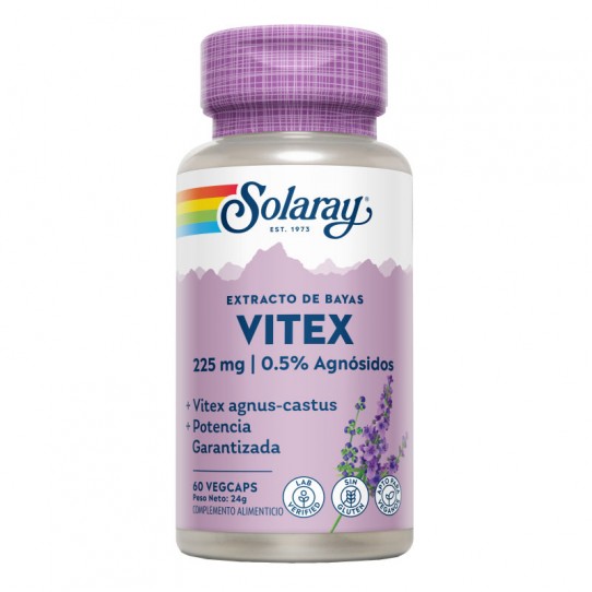 Vitex Berry Extract *Sauzgatillo* 60 Caps. (Solaray)