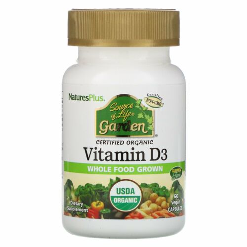 Vitamina D3 60 Caps. (Natures Plus)