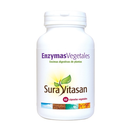 Enzymas Digestivas Vegetales 60 Caps. (Suravitasan)