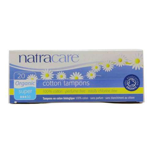 Tampon Super  S/Aplic. 20 Unid. (Natracare)