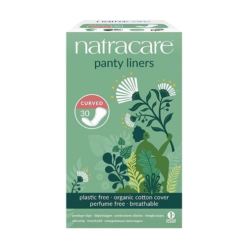 Salvaslip Curvado Anatomico 30 Und. (Natracare)