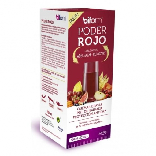 Biform Poder Rojo "Quema Grasas" 500 Ml. (Dietisa)