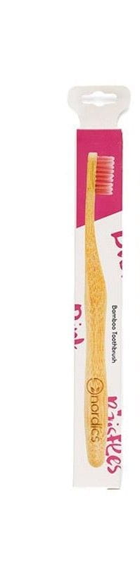 Cepillo Bambu Adulto Rosado (Nordics)